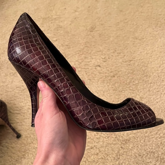 3/$12🍀Enzo Angiolini Peep Toe Heels - Picture 4 of 9